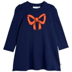 Mini Rodini Bow Mjukisdress Blue | Blå | 92/98 cm