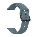 Replacement Watch Band Silicone 20mm Strap Grey S