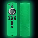 Silicone Protective Case for Fire TV Stick 4K / Fire TV (3rd Generation) / Fire TV Cube Remote Control, Shockproof Anti-Lost Luminous Remote Cover Holder Skin Sleeve Protector Silicone Case
