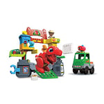 VTech – Tut Tut Copains - Super Camion-Parc SOS Dinos, Jouet Dinosaure 2 En 1 – 1/5 Ans - Version FR