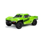 ARRMA Fury ARA3221T1 Mega 550 2WD Voiture télécommandée RC 1/10 Short Course Truck, Plus de 30 km/h, améliorable, avec Accessoires, Vert