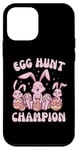 Coque pour iPhone 12 mini Egg Hunt Champion – Joli motif œuf de Pâques pour garçons et filles