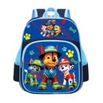 Barnryggsäck med tecknad figurtryck för dagis, småbarn, pojkar och flickor, Frozen Spider-man, ryggsäck för förskolan, lätta skolväskor, bokväskor (FMY) PAW Patrol Sky Blue