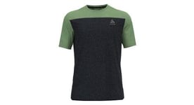 Maillot manches courtes odlo x alp linencool vert   noir