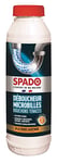 SPADO - Déboucheur Canalisation - Microbilles Eau Froide - Toutes Canalisations - Action sur Bouchons Tenaces - 500g