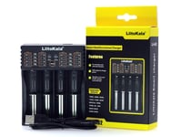 Liitokala Lii-402 Battery Charger AA AAA NiMH Lithium Batteries  USB Input