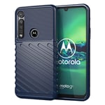 Motorola Thunder Moto G8 Plus kuoret - Sininen Tummansininen