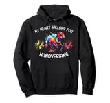 Hanoverian ECG Horse Riding Hanoverian Pullover Hoodie