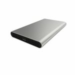 Heden - Boitier 2,5" USB 3.1 Gris argenté pour disque dur 2.5" SATA Mac-PC