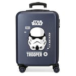 Star Wars Storm Valise de cabine bleue 38 x 55 x 20 cm rigide ABS fermeture à combinaison latérale 34 L 2 kg 4 roues doubles bagage à main