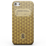 Coque Smartphone Cahier Poufsouffle - Harry Potter pour iPhone et Android - Samsung S9 - Coque Simple Matte