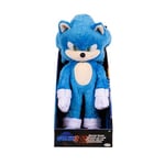 Sonic 3 The Hedgehog Le Film – Official Sega Licensed – Deluxe Sonic Soft Toy – 33 cm – Blue Hedgehog – Soft – Realistic Details – Sparkling Eyes – Children's Soft Toy – Collectable – 3 Years +