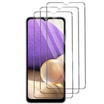 Widrt Lot de 3, Verre Trempé Compatible avec Samsung Galaxy A32 5G, Film Protection écran - Anti Rayures - sans Bulles d'air -Ultra Résistant (HD Ultra Transparent) pour Samsung Galaxy A32 5G