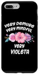 iPhone 7 Plus/8 Plus Violeta Personalized Very Demure Very Mindful Violeta Name Case