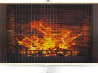 Infraröd värmare - flexibel värmepanel 430W TRIO mönster 1 eldstad, mått 100x57cm med regulator