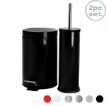 Round Bathroom Pedal Bin 3 Litre