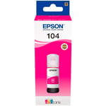 Epson EcoTank 104 Ink Bottle, magenta