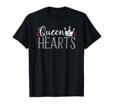 Queen Of Hearts Crown Red Heart Valentine's Day T-Shirt