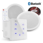 Kitchen and Bathroom Bluetooth Ceiling Speakers - MSLP65 & A50W Wall Amplifier