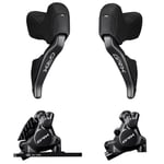 Shimano GRX Di2 ST-RX825/BR-RX820 12sp Gravel STI växelregl/bromsar Fram