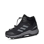 adidas Terrex Mid Gtx K, Unisex Kid's High Rise Hiking Boots, Multicolour (Negbás/Gritre/Negbás 000), 10.5k UK (28.5 EU)