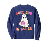 Code Boo In The Er Nurse Halloween Boo Sweatshirt