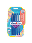 Paper Mate Flair Felt Tip Pens | Medium Point (0.7mm) | Blue | 5 Count