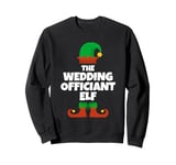 I'm The Wedding Officiant Elf Family Pajama Christmas Funny Sweatshirt