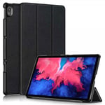 Armor-X Lenovo Tab P11 TB-J606 TB-J616 Smart Tri-Fold Stand Magnetic PU Cover Black