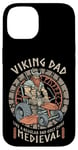 iPhone 14 Funny Viking Dad Medieval Lawn Mower Lawnmower Father Figure Case