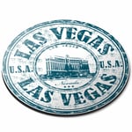 Round Mouse Mat - Las Vegas Nevada USA America Office Gift #4209