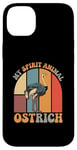 Coque pour iPhone 14 Plus Citation drôle d'autruche est mon esprit animal citations drôles d'autruche