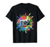 Beautiful Camera for Photography Fans Cool Camera Colors T-Shirt