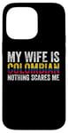 iPhone 14 Pro Max Proud Husband of Colombian Wife Humor and Pride Vintage Case