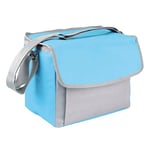 Amig - Glacière Souple Isotherme 30L | Conserve Froid Jusqu'à 8 Heures | Portable pour Pique-Nique et Voyage | Design Bleu et Gris | Matériau Résistant en Nylon, Bleu, Gris, 30 Litros, Tissu