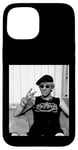 Coque pour iPhone 15 The Damned Captain Sensible Jurant par Virginia Turbett