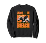 Bleach Ichigo with Block Logo Sweatshirt