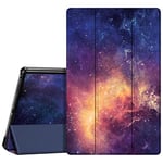 FINTIE Coque pour Lenovo M10 Plus 3rd Gen 10.6 Pouces 2022 (TB125 / TB128) - Étui Fin et Rigide Housse Pliable Légère, Protection pour Lenovo Tab M10 Plus 3ème Génération, Galaxie