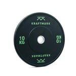 Kraftmark Internationella Viktskivor 50 mm Bumper 2.0, Viktskiva Bumper 10 kg