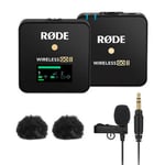 Rode Wireless GO II Single Channel 24 GHz Wireless with Omni Lavalier Microphone System/Recorder Kit