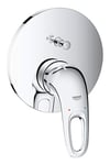 GROHE Eurostyle Single-Lever Shower/Bath Mixer Trim Set, 2-Way Diverter, Concealed Installation, Chrome, 24049003