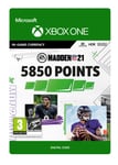 MADDEN NFL 21 - 5850 Madden Points - XBOX One,Xbox Series X,Xbox Serie