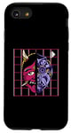 Coque pour iPhone SE (2020) / 7 / 8 Kanji Japan Katana Sword Oni Demon Masque Ninja Samouraï