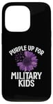 iPhone 13 Pro Purple Up For Military Kids Army Purple Military Child Case