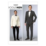 Vogue Patterns V9097MUU 34/36/38/40–Veste et Pantalon pour Homme