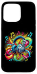 iPhone 15 Pro Max Urban hip hop headphone retro vintage dj novelty graffiti Case