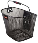 KLICKfix Sacoche de Vélo Uni Basket, Feinma. Panier de Guidon Noir, 25 x 36 x 26 cm