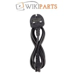 3 Pin UK (3 Prong Clover Leaf) Laptop Power Cable/Lead/Cord for Laptop Adapter