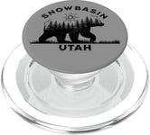 Snowbasin Utah Vacation Bear Forest Sun PopSockets PopGrip pour MagSafe