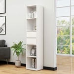 Maison Chic - Bibliothèque Meuble de Rangement Meuble Étagère Blanc 36x30x171 cm Aggloméré 99047